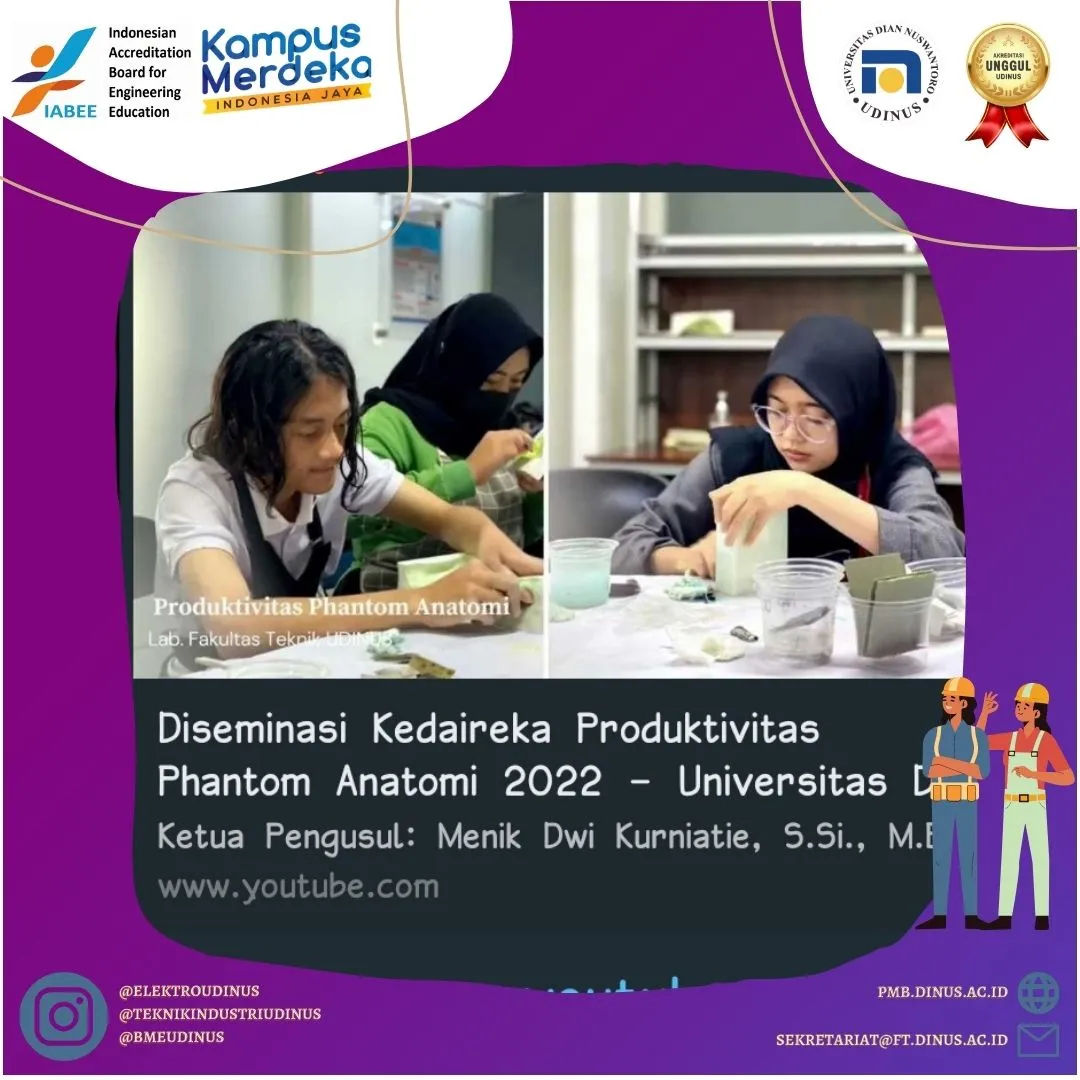 Diseminasi Kedaireka Produktivitas Phantom Anatomi 2022 - Universitas Dian Nuswantoro