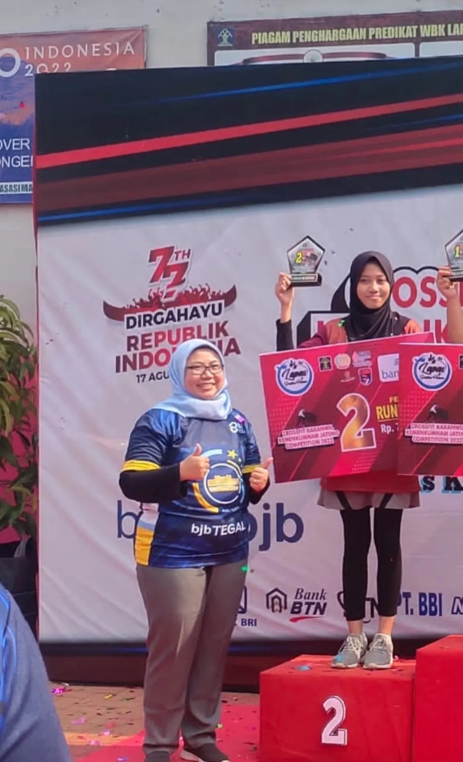 Juara 2 - Lomba Crossfit Kakanwil Kemenkumham Jateng 