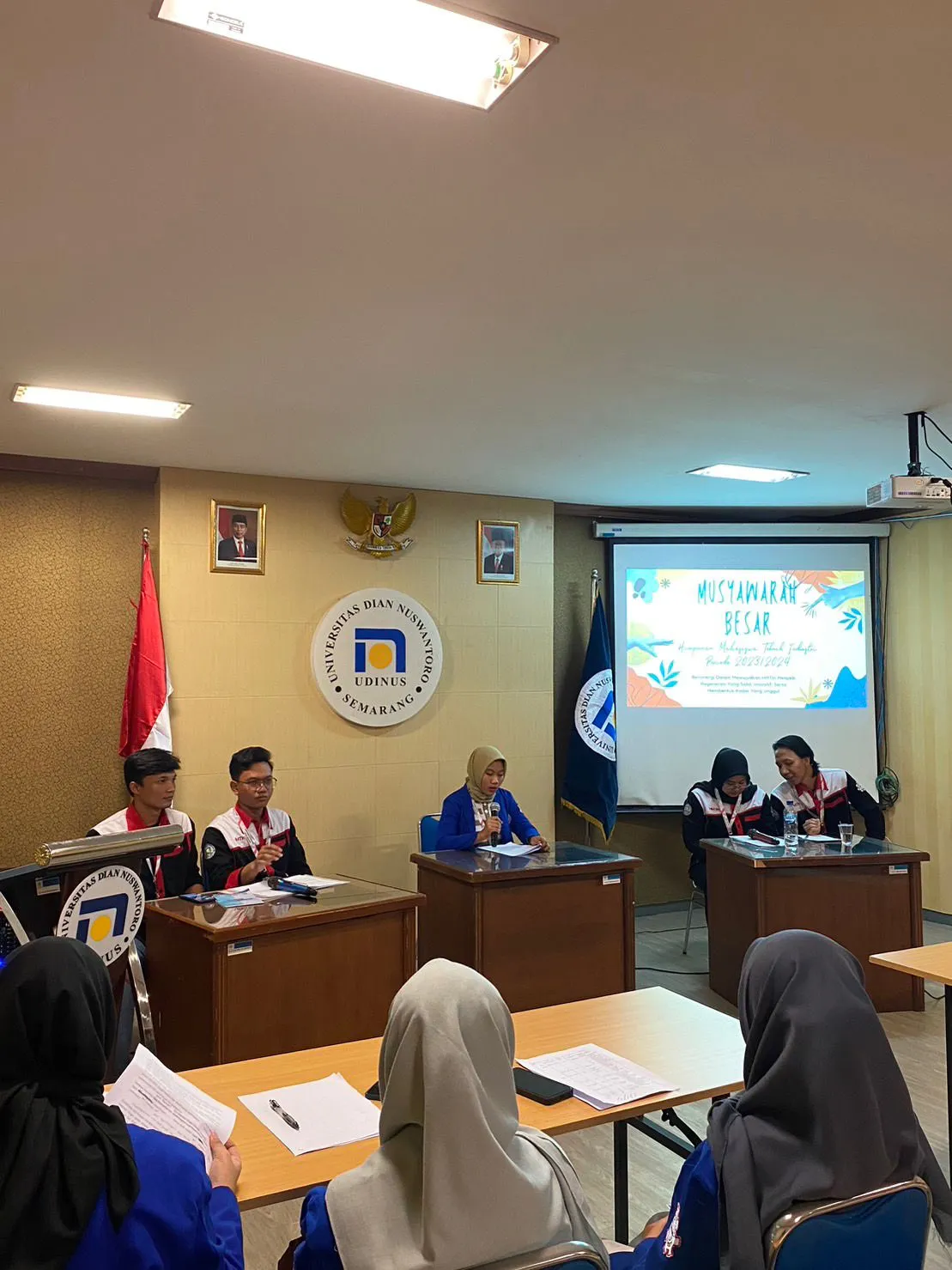 Musyawarah Besar Himpunan Mahasiswa Teknik Industri (HMTind) Bersinergi Mendukung Kemajuan Program Studi Teknik Industri