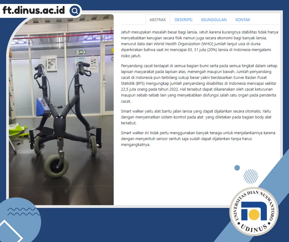 "Smart Walker" mewakili Kota Semarang pada Ajang KRENOVA Tingkat Jawa Tengah 2024