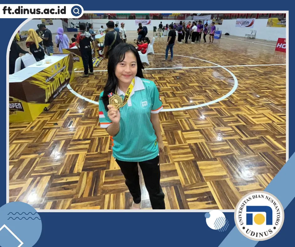 Belinda Anastasia, mahasiswa Teknik Biomedis, Juara 1 lagi!