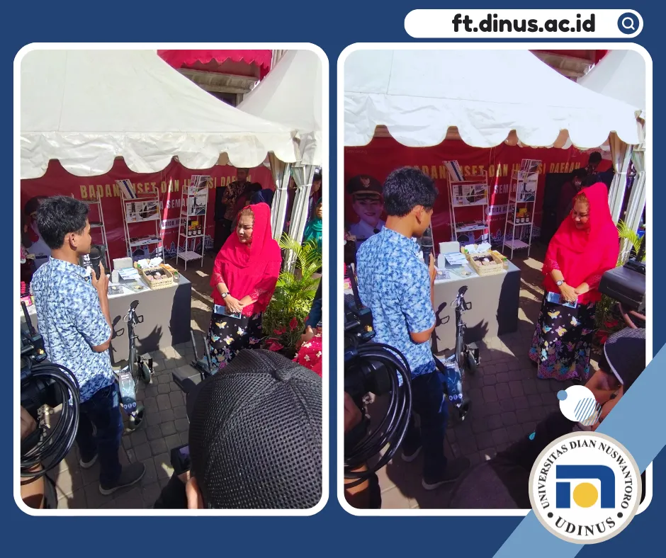 SMART WALKER - Karya Mahasiswa BME Udinus pada Pameran Produk Inovasi (KRENOVA) 2024