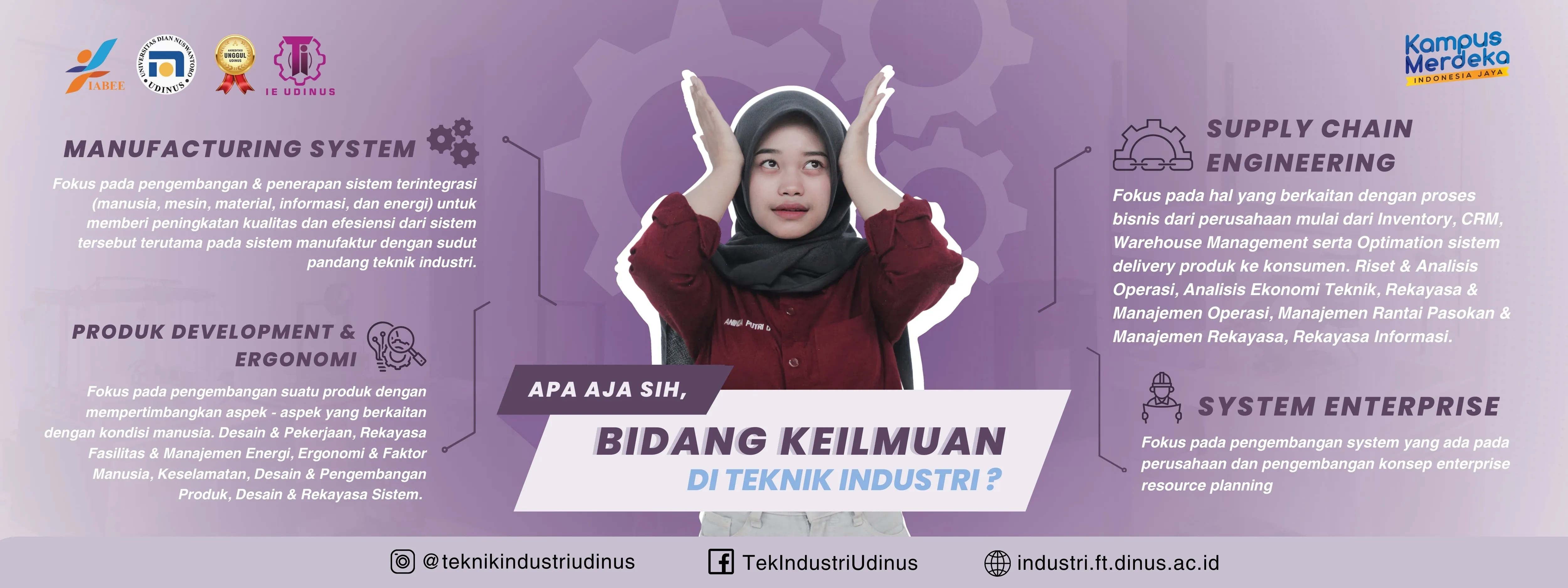 Kelompok Keilmuan Program Studi Teknik Industri Udinus