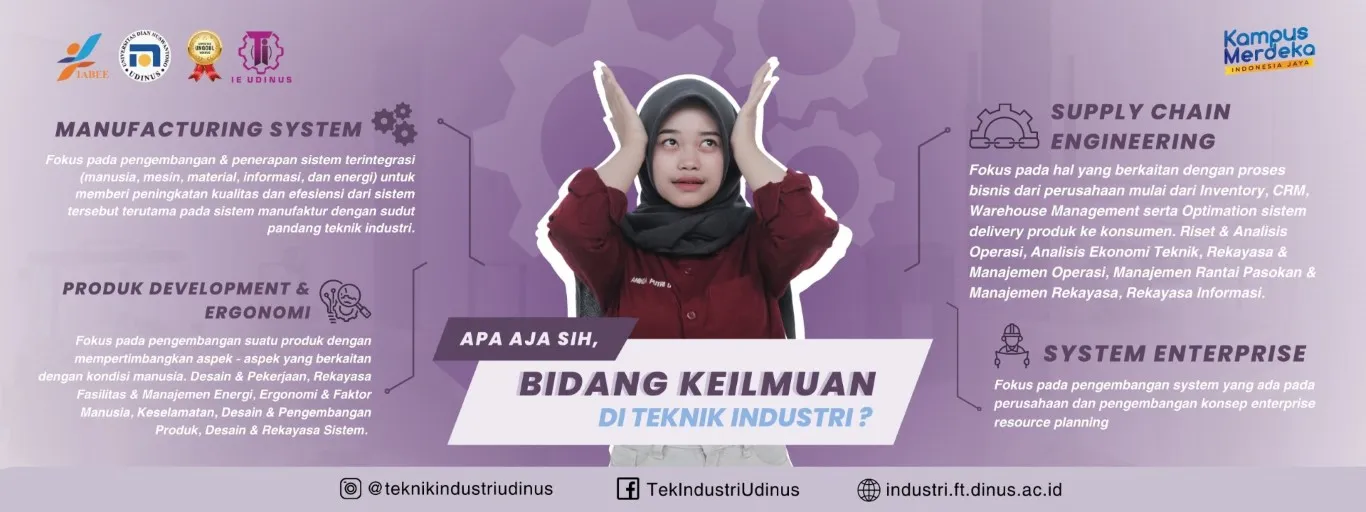Kelompok Keilmuan Program Studi Teknik Industri Udinus