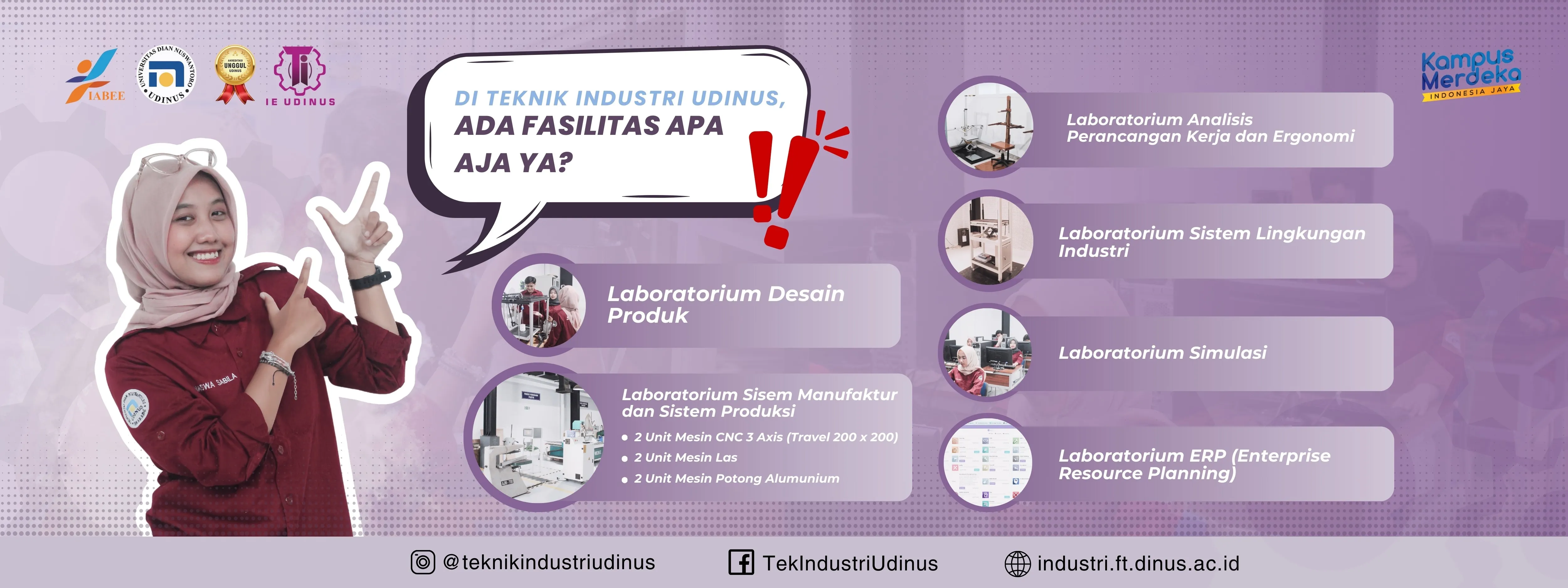 Fasilitas program studi teknik industri